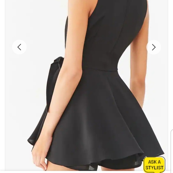 Forever 21 black romper S - Picture 3 of 6